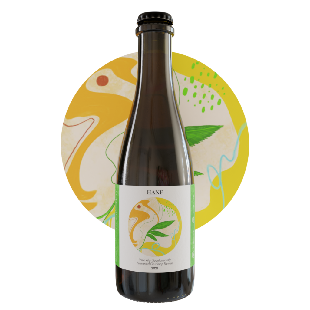 HANF <br><p id="woo-subtitle">Wild Ale - Spontaneously Fermented on Hemp Flowers</p>